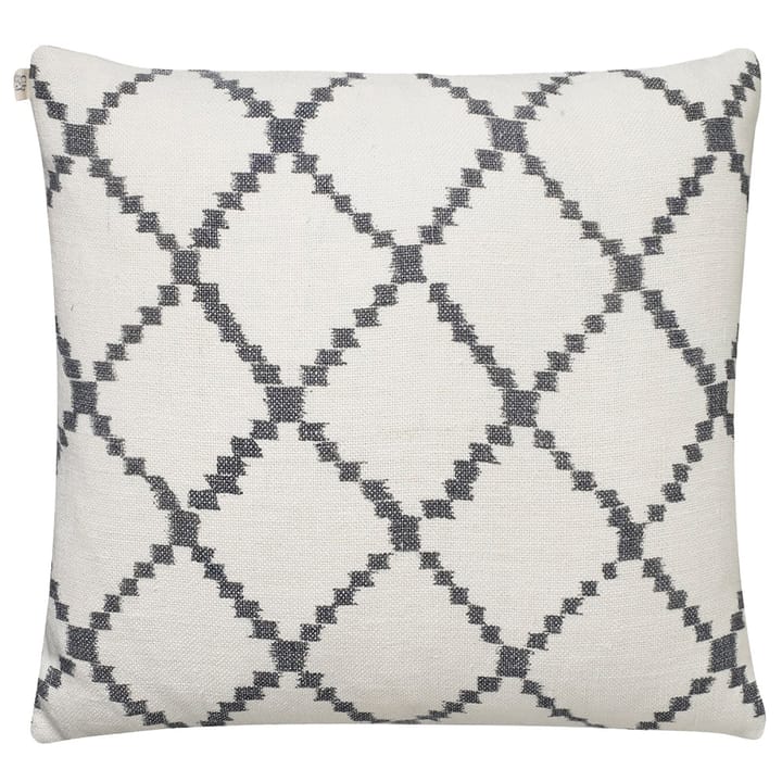 Ikat Kerela cushion cover 50x50 cm - White-grey - Chhatwal & Jonsson