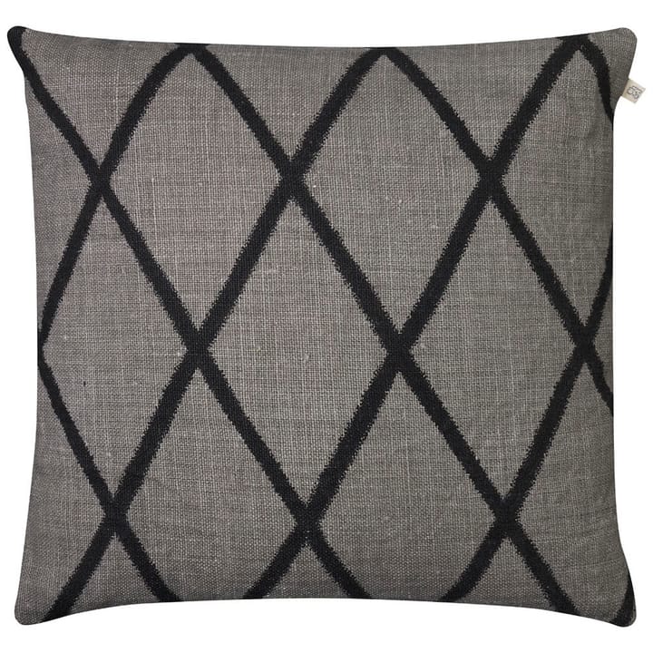 Ikat Orissa cushion cover 50x50 cm - Grey-black - Chhatwal & Jonsson