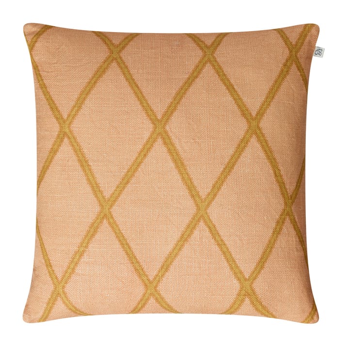 Ikat Orissa cushion cover 50x50 cm - rose-spicy yellow - Chhatwal & Jonsson