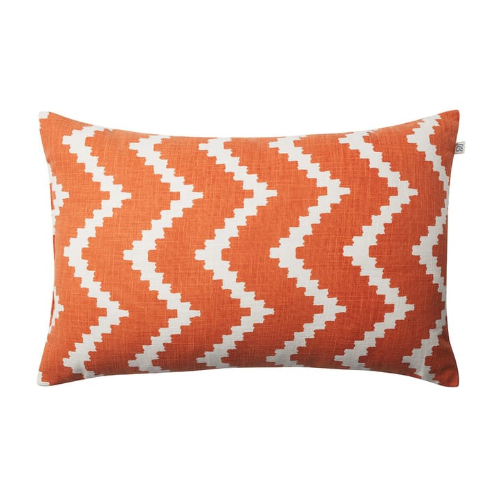 Ikat Sema cushion - Apricot orange-off white - Chhatwal & Jonsson