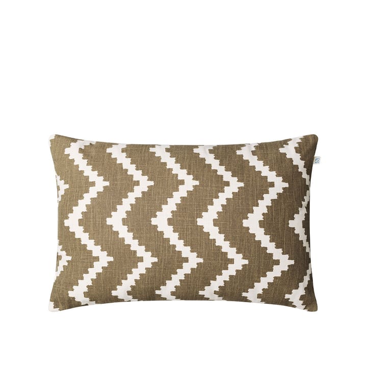 Ikat Sema cushion - Shitake/off white, 40 cm - Chhatwal & Jonsson