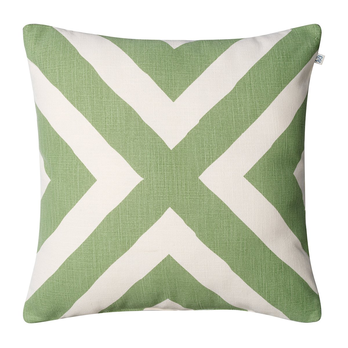Chhatwal & Jonsson Impal Outdoor cushion Sage/off white. 50 cm