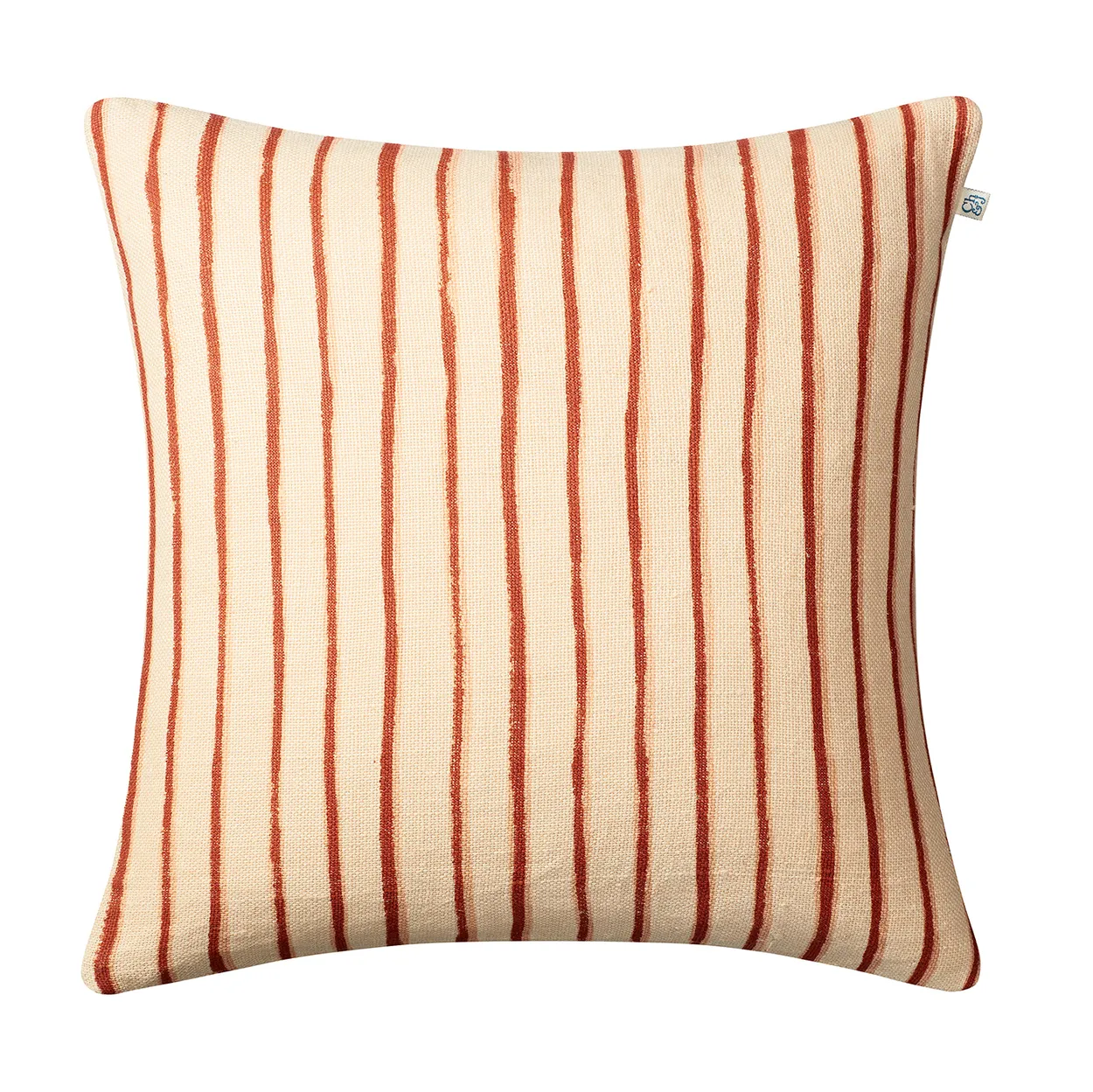 Chhatwal & Jonsson Jaipur Stripe cushion cover 50x50 cm beige-orange-rose