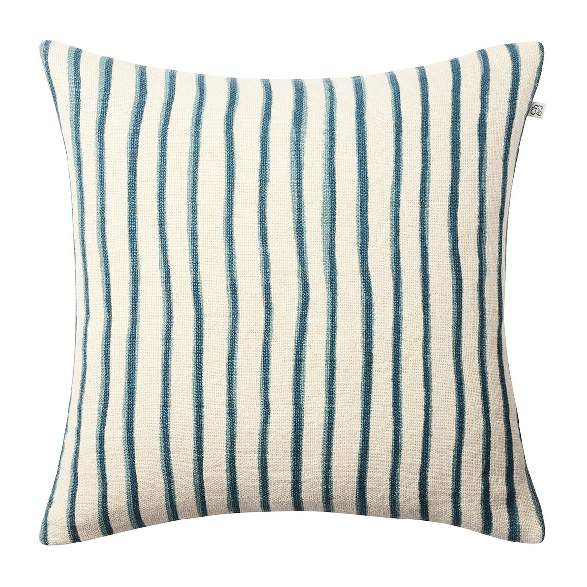 Chhatwal & Jonsson Jaipur Stripe cushion cover 50x50 cm Heaven blue-palace blue