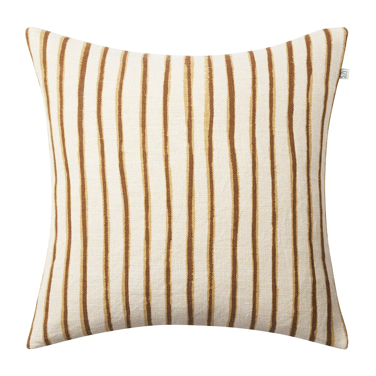 Chhatwal & Jonsson Jaipur Stripe cushion cover 50x50 cm Khaki-taupe