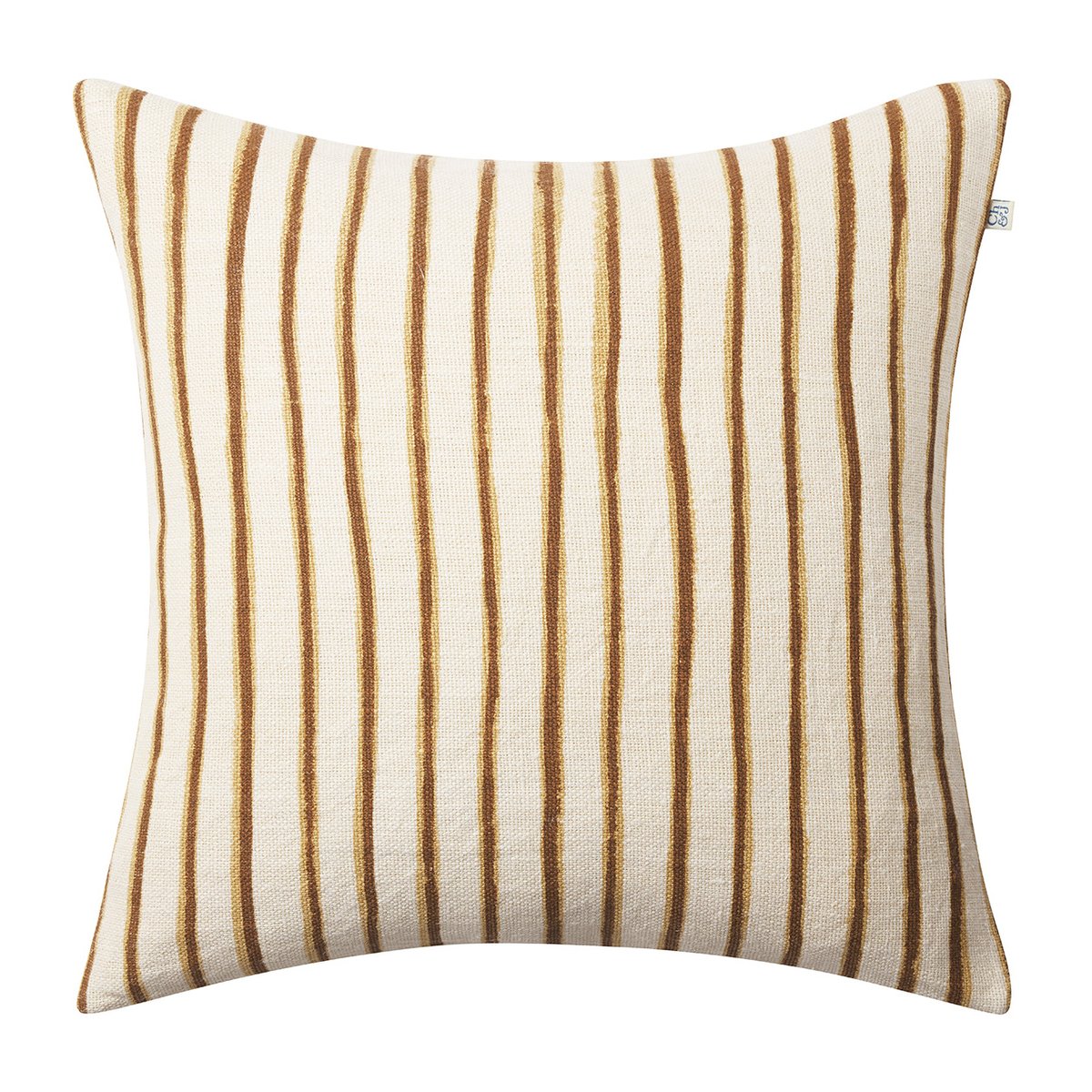 Chhatwal & Jonsson Jaipur Stripe cushion cover 50x50 cm Khaki-taupe