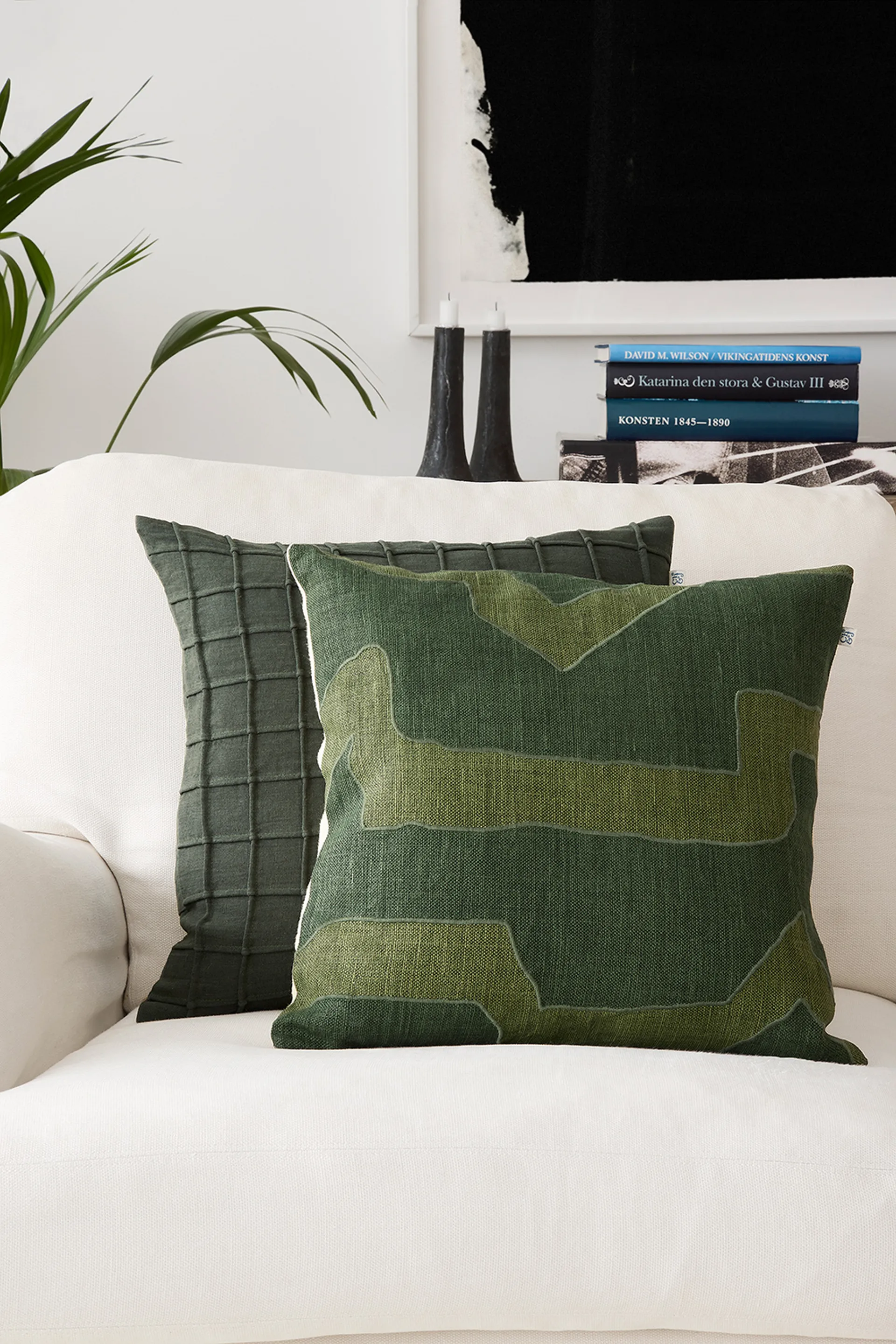 Jammu pillowcase 50x50 cm, Forest Green Chhatwal & Jonsson