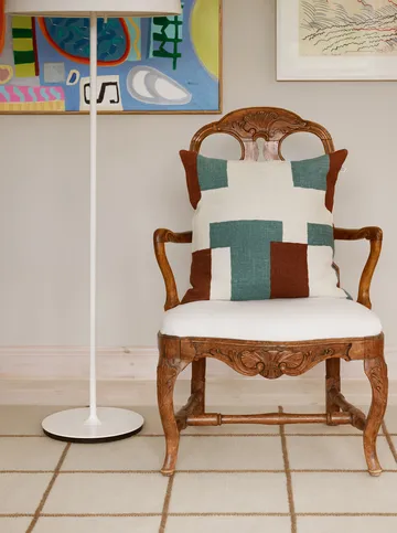 Jay cushion cover - Terracotta-heaven blue, 50x50 cm - Chhatwal & Jonsson