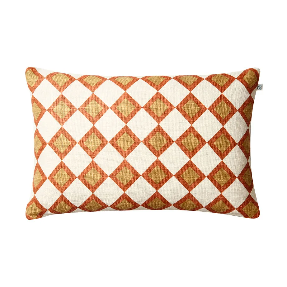Chhatwal & Jonsson Jodhpur cushion cover 40x60 cm Apricot orange-khaki