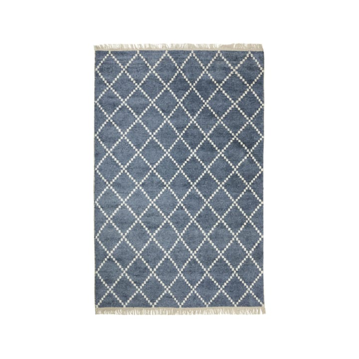 Kandi rug - Blue melange/off-white, bambu/silk, 230x320 cm - Chhatwal & Jonsson
