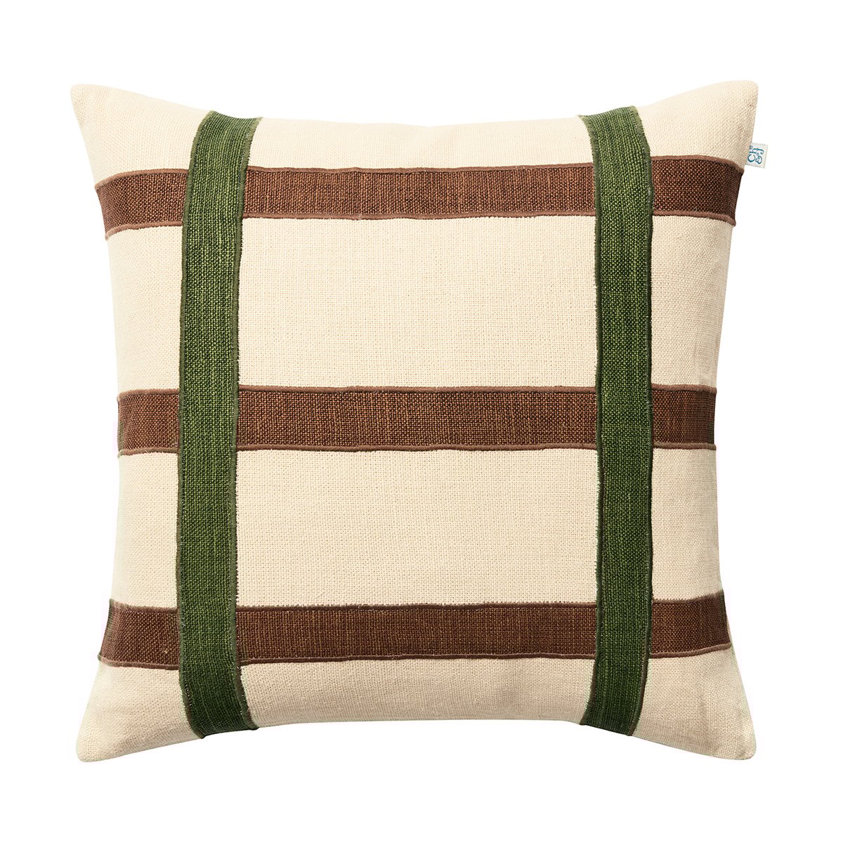 Chhatwal & Jonsson Kiran pillowcase 50x50 cm Cactus Green-Taupe