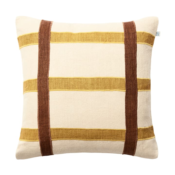 Kiran pillowcase 50x50 cm - Spicy Yellow-Taupe - Chhatwal & Jonsson