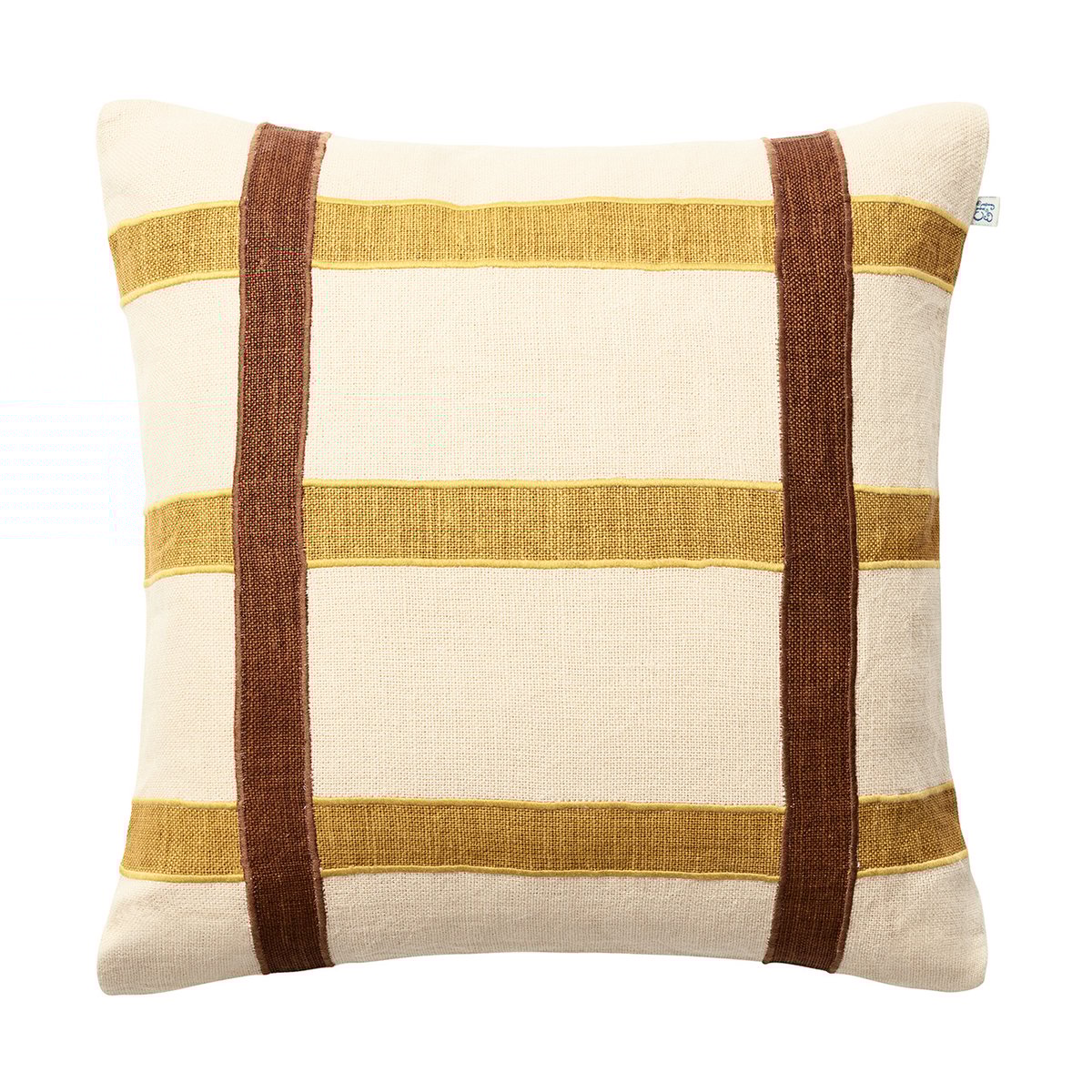 Chhatwal & Jonsson Kiran pillowcase 50x50 cm Spicy Yellow-Taupe