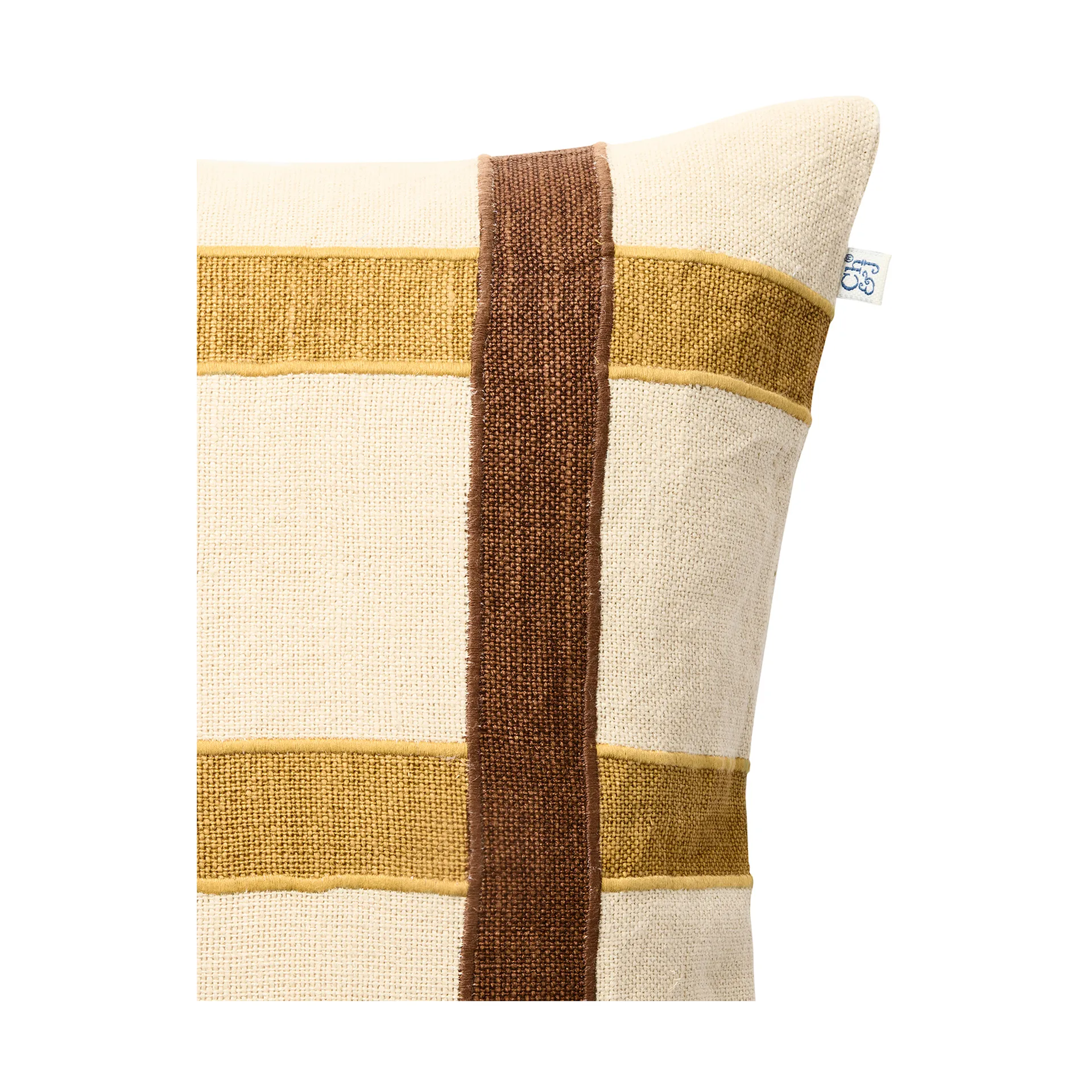 Kiran pillowcase 50x50 cm, Spicy Yellow-Taupe Chhatwal & Jonsson