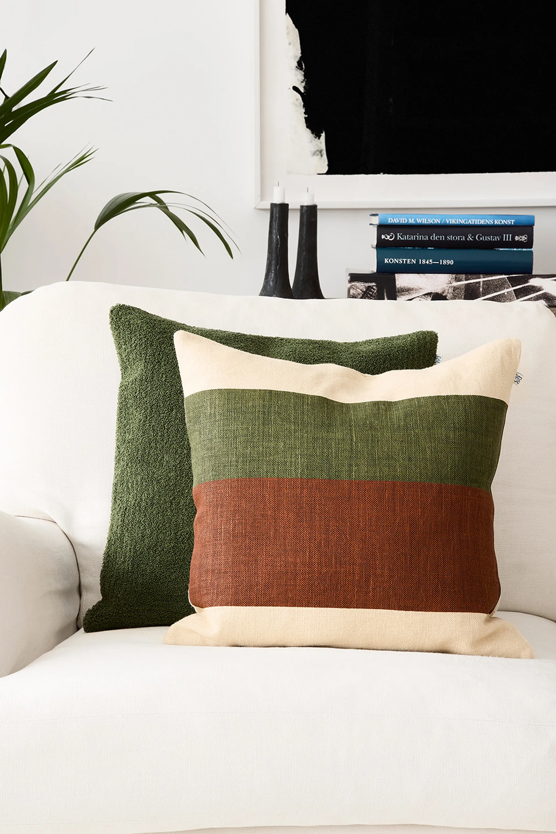 Kumar pillowcase 50x50 cm, Cactus Green-Terracotta Chhatwal & Jonsson