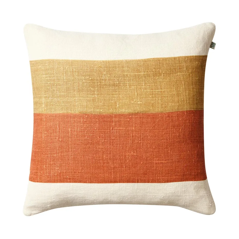 Chhatwal & Jonsson Kumar pillowcase 50x50 cm Khaki-apricot orange
