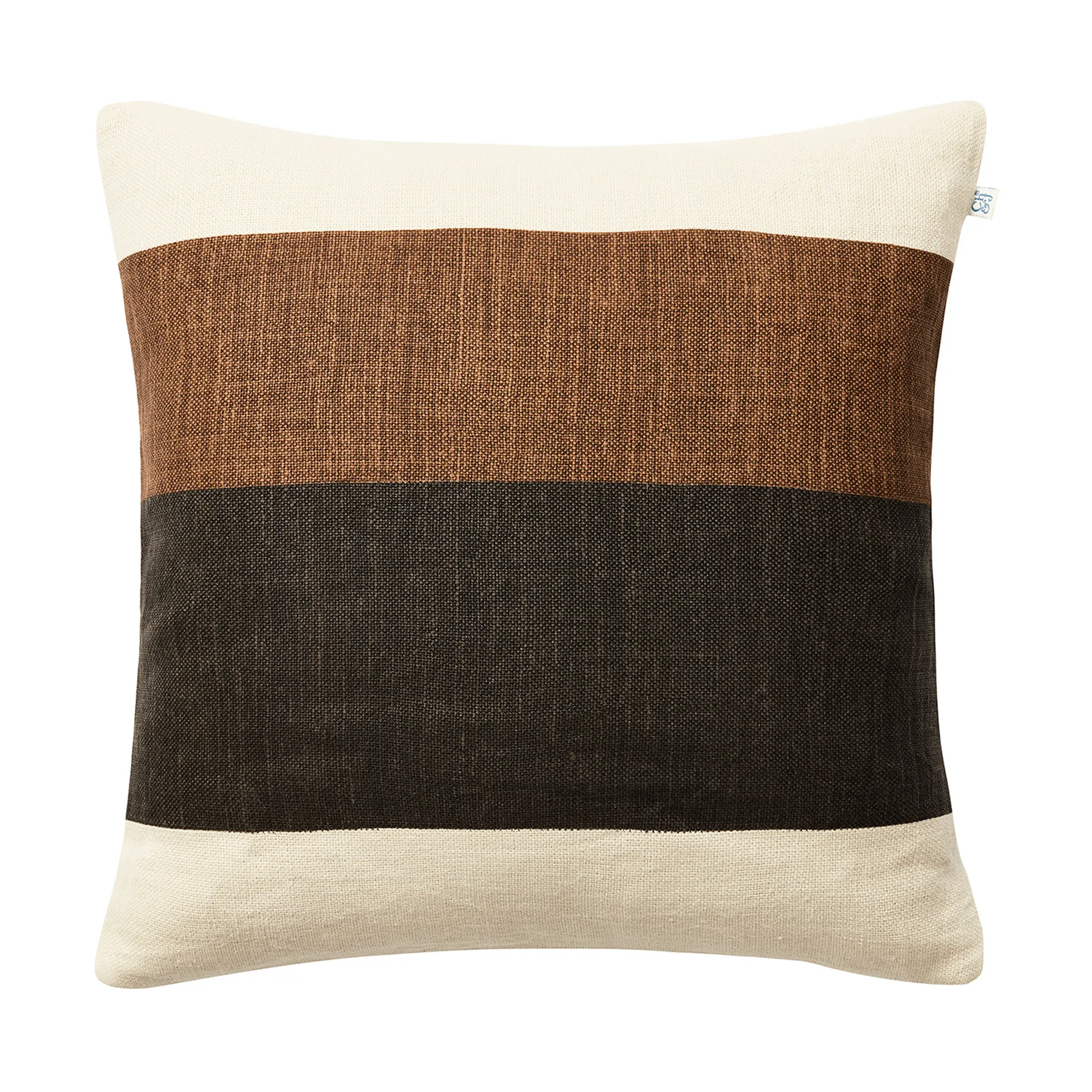 Kumar pillowcase 50x50 cm, Taupe-Dark Brown Chhatwal & Jonsson