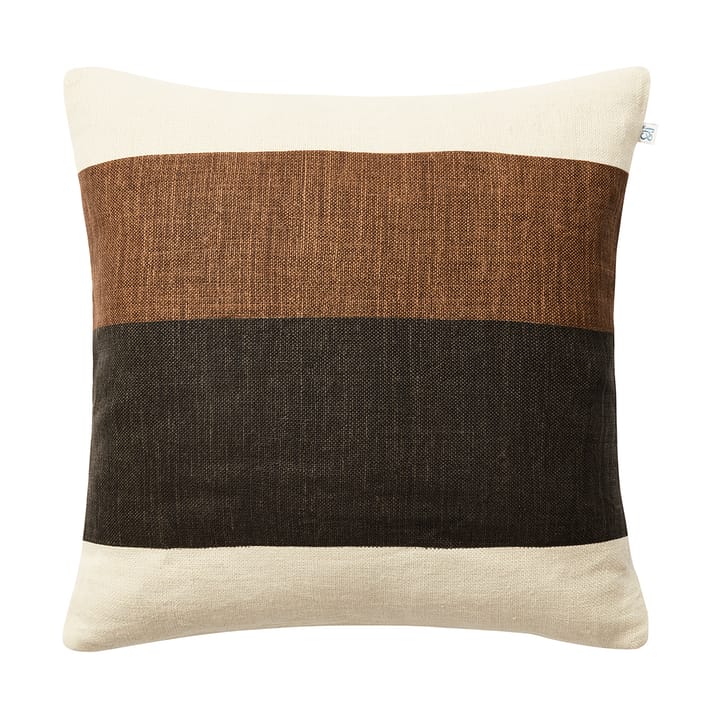 Kumar pillowcase 50x50 cm - Taupe-Dark Brown - Chhatwal & Jonsson