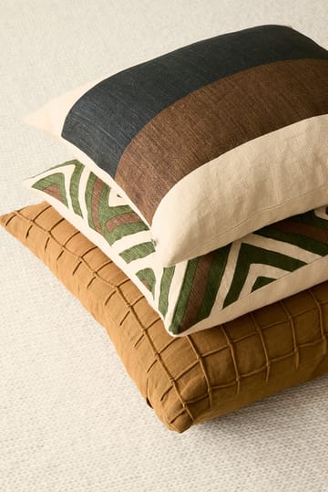 Kumar pillowcase 50x50 cm - Taupe-Dark Brown - Chhatwal & Jonsson