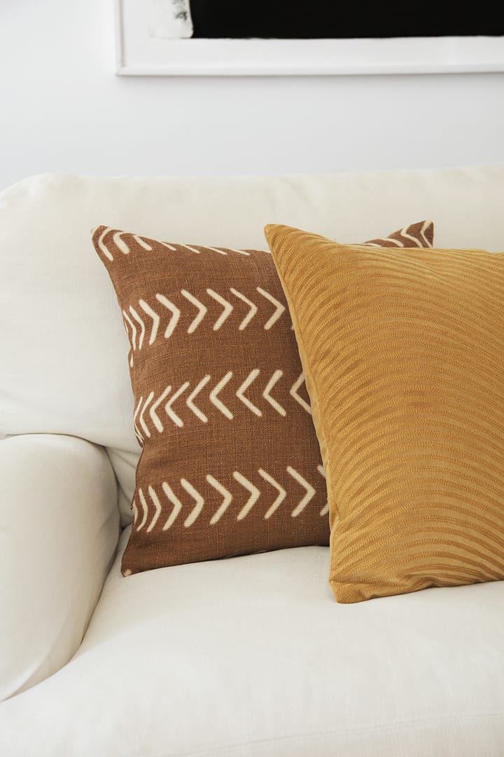 Kunal cushion cover 50x50 cm - Masala yellow - Chhatwal & Jonsson