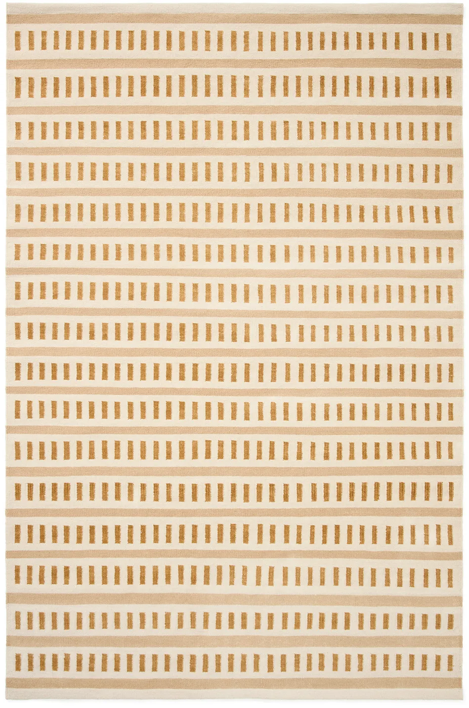 Chhatwal & Jonsson Ladakh wool rug Off white-beige-masala yellow, 180x270 cm