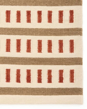 Ladakh wool rug - Off white-beige-rust, 180x270 cm - Chhatwal & Jonsson