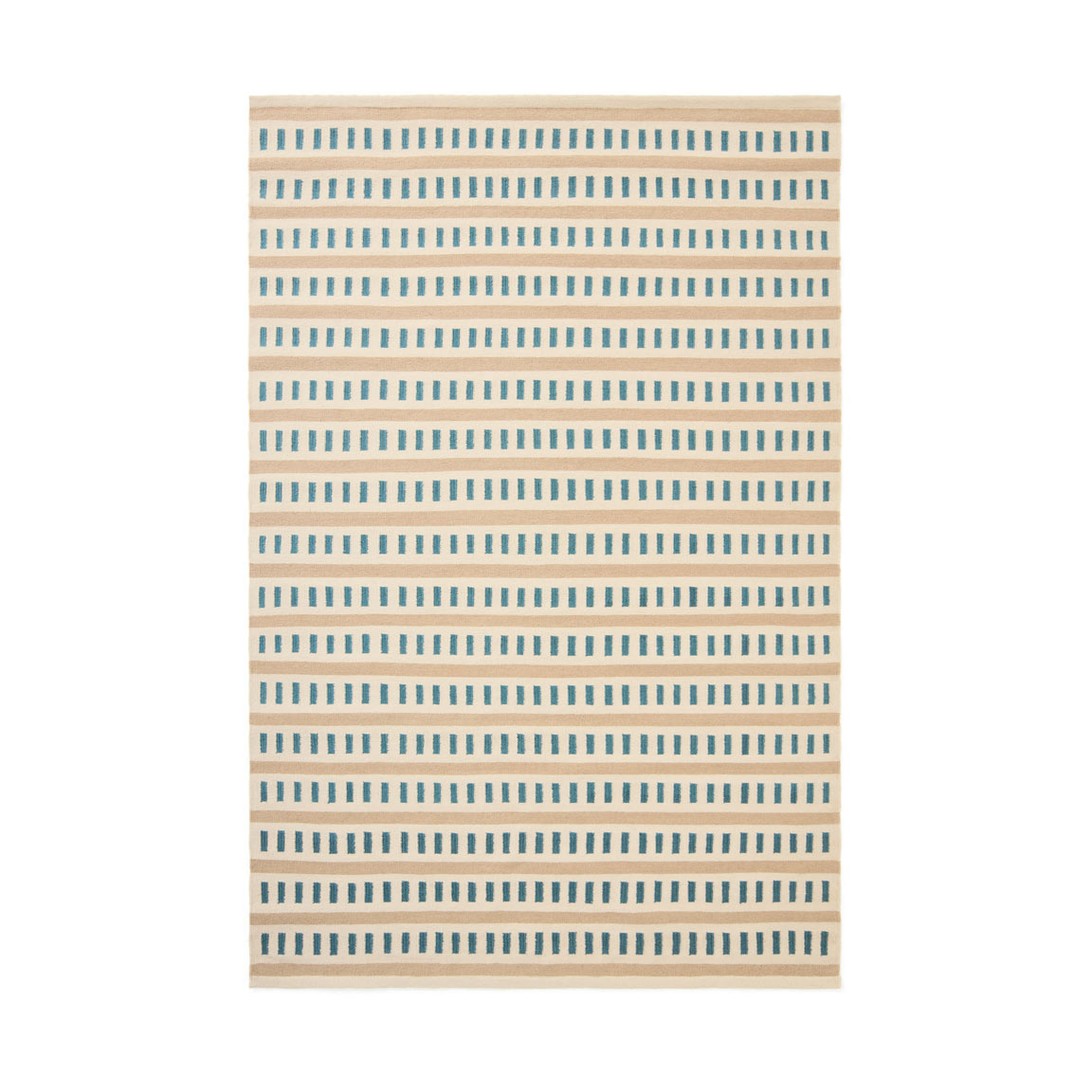 Chhatwal & Jonsson Ladakh wool rug Off white-l. beige-heaven blue, 230x320 cm