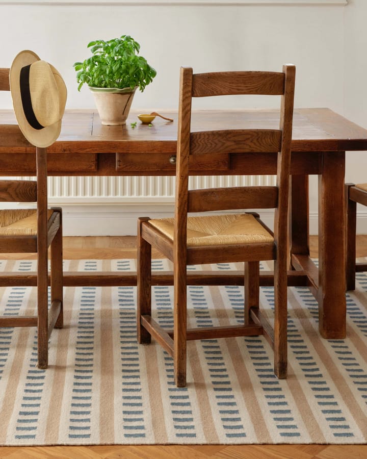 Ladakh wool rug, Off white-l. beige-heaven blue, 230x320 cm Chhatwal & Jonsson