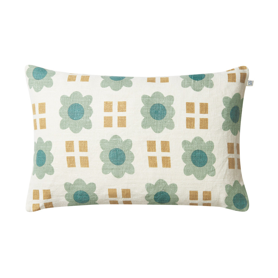 Chhatwal & Jonsson Lalit cushion cover 40x60 cm Heaven blue-khaki-aqua