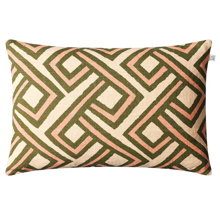 Lanka cushion cover 40x60 cm - cactus green-rose - Chhatwal & Jonsson