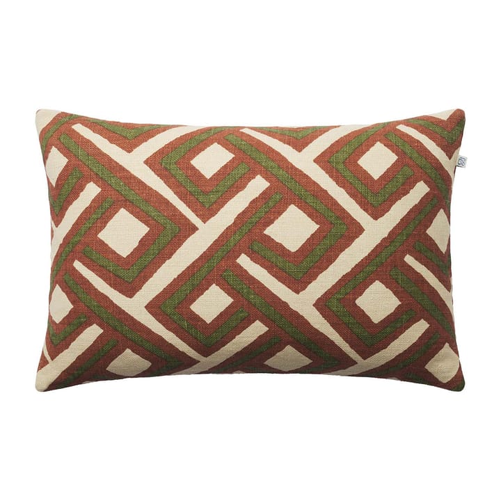 Lanka cushion cover 40x60 cm - Terracotta-cactus green - Chhatwal & Jonsson