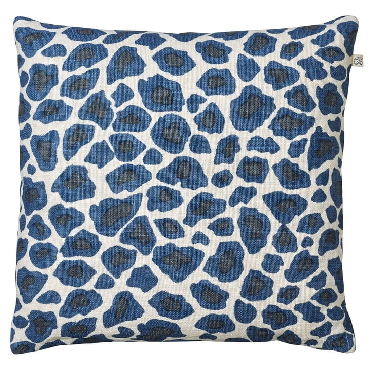 Leopard cushion cover 50x50 cm - Blue - Chhatwal & Jonsson
