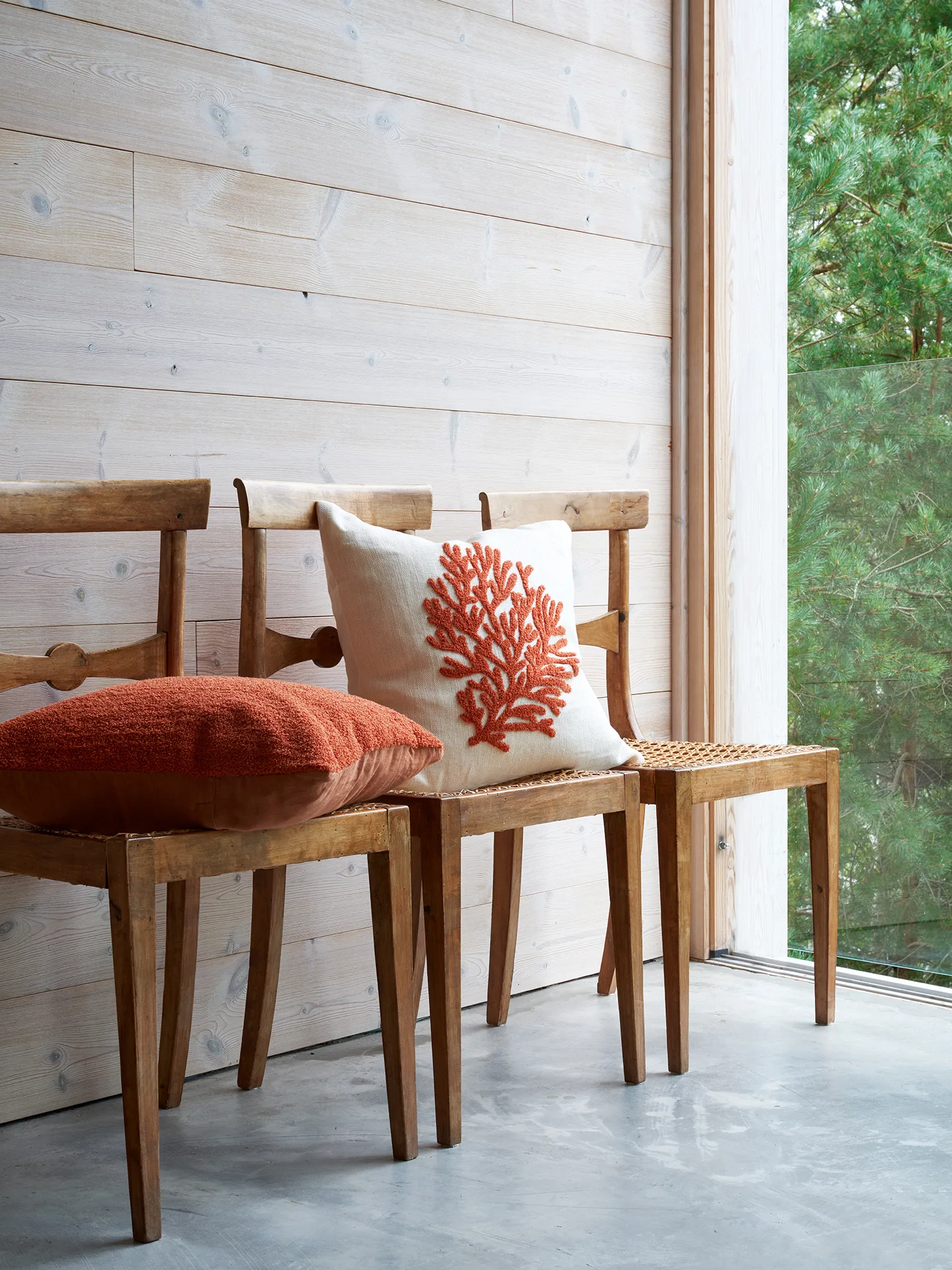 Mani cushion cover 50x50 cm, Apricot Orange Chhatwal & Jonsson