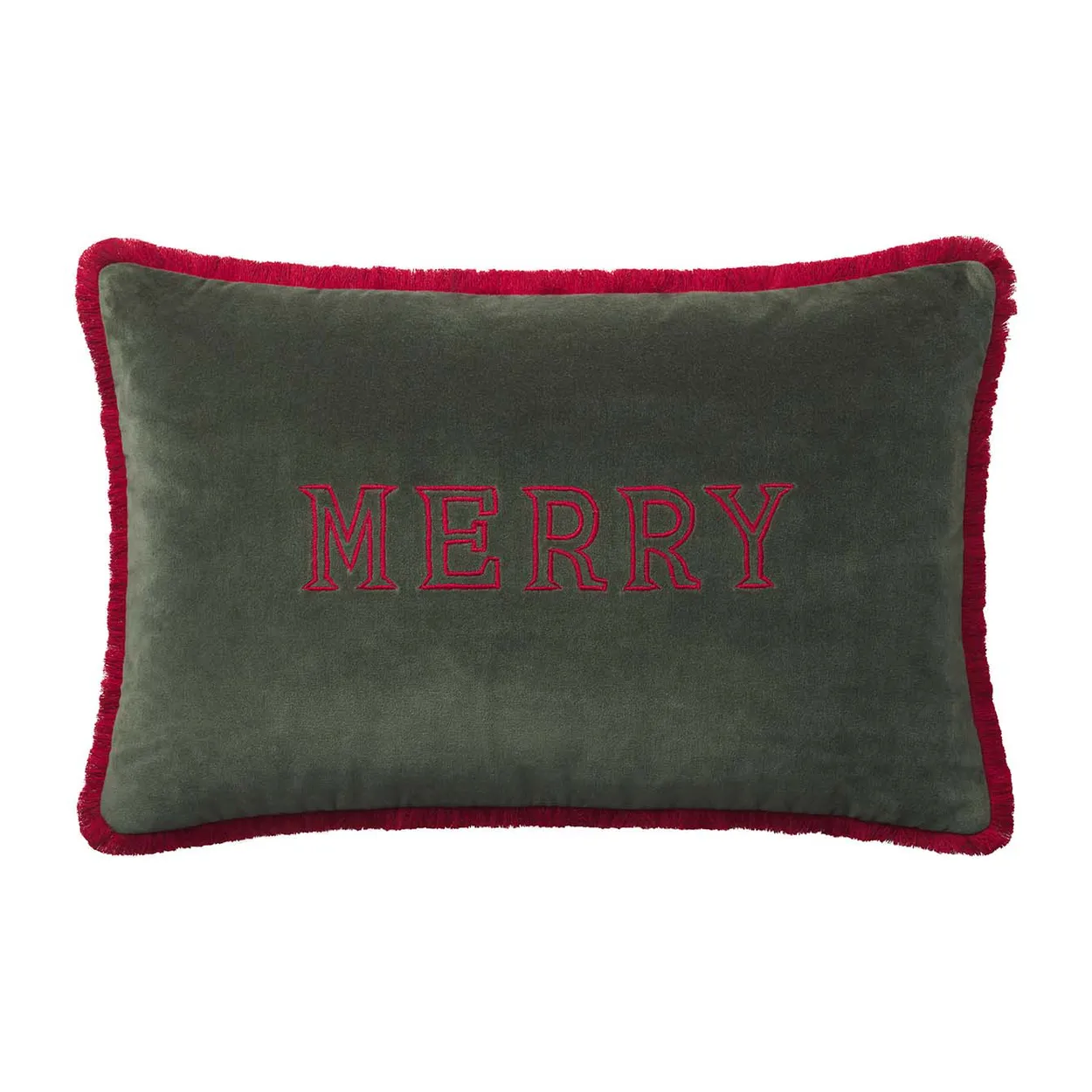 Chhatwal & Jonsson Merry cushion cover 40x60 cm Forest green