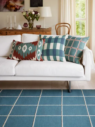 Milan rug - Heaven blue-off white, 180x270 cm - Chhatwal & Jonsson