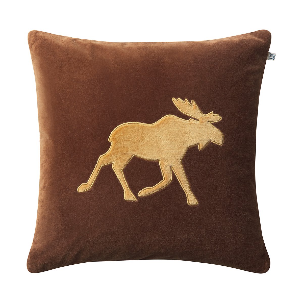 Chhatwal & Jonsson Moose cushion cover 50x50 cm Cognac masala yellow