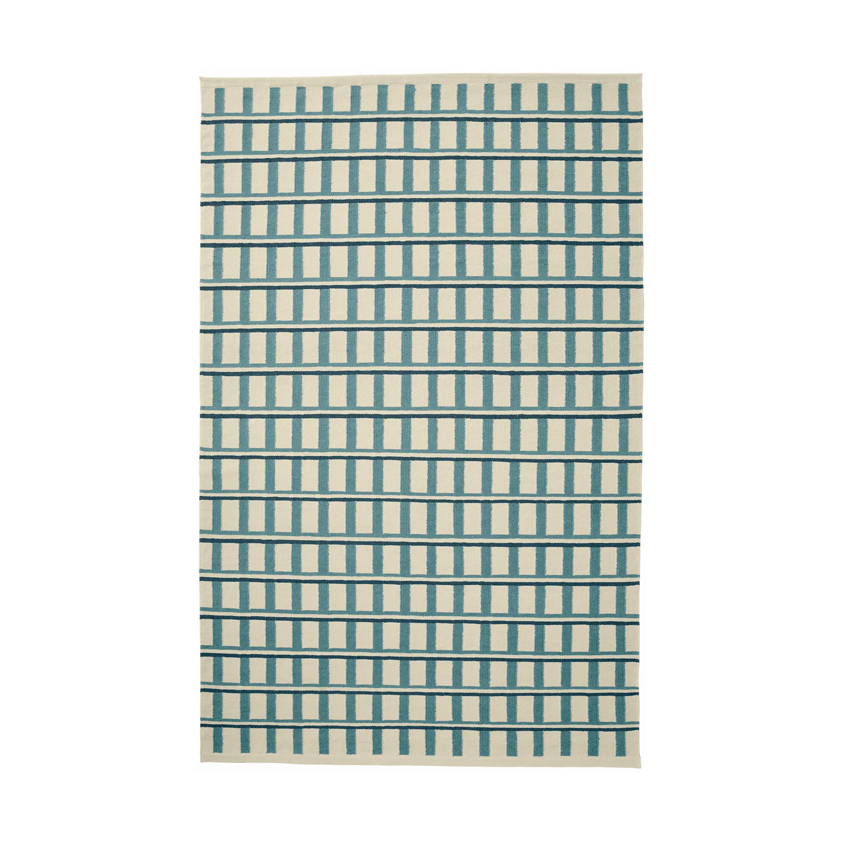 Mysore wool carpet 180x270 cm, Off white-heaven blue Chhatwal & Jonsson