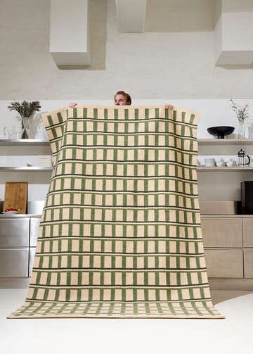 Mysore wool rug - Off white-green-dark green, 230x320 cm - Chhatwal & Jonsson
