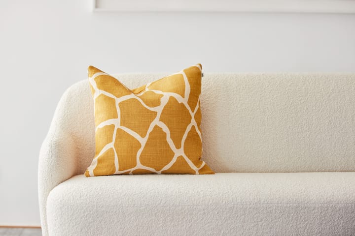 Nadi pillowcase 50x50 cm, Spicy yellow-light beige Chhatwal & Jonsson