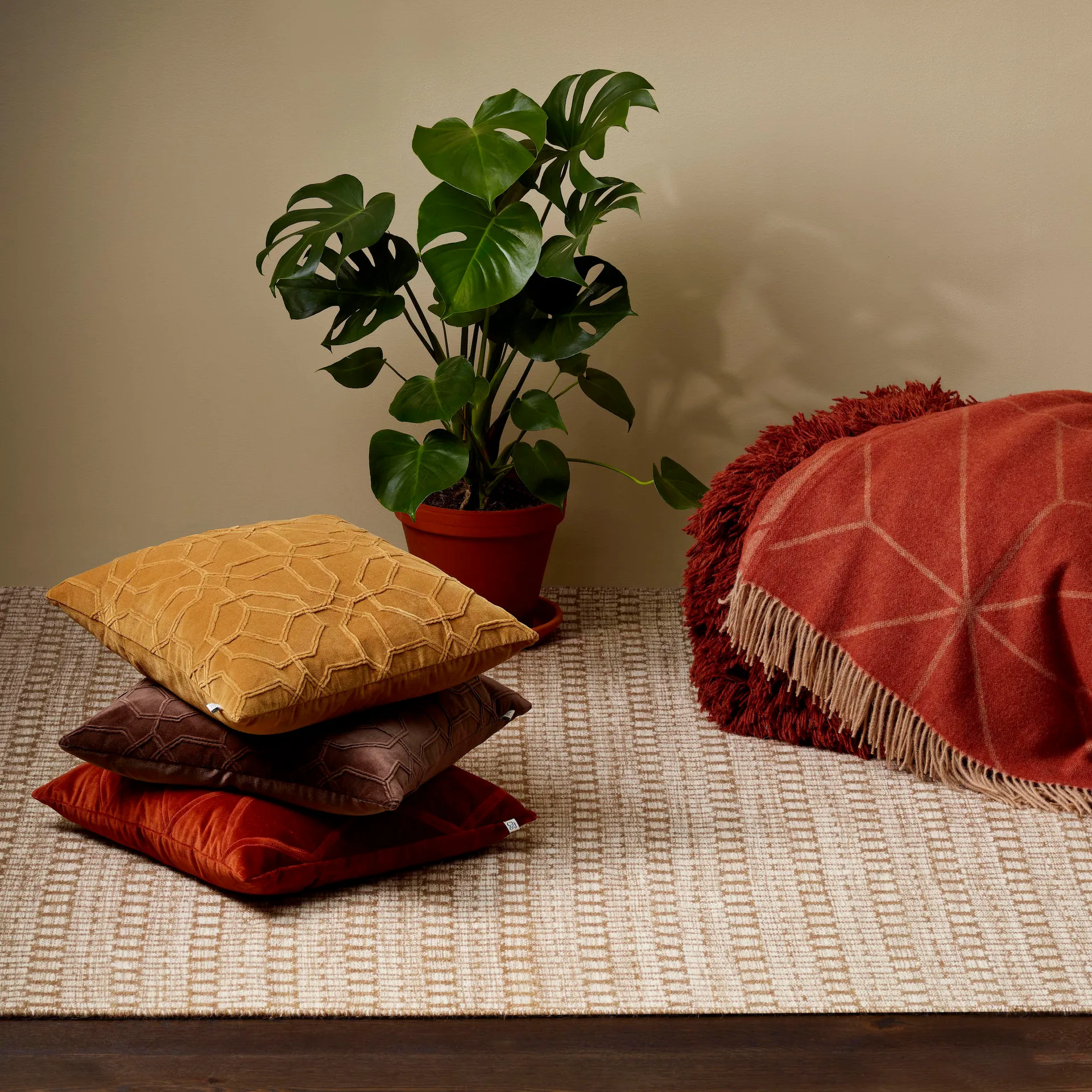 Nandi cushion cover 50x50 cm, Brown Chhatwal & Jonsson
