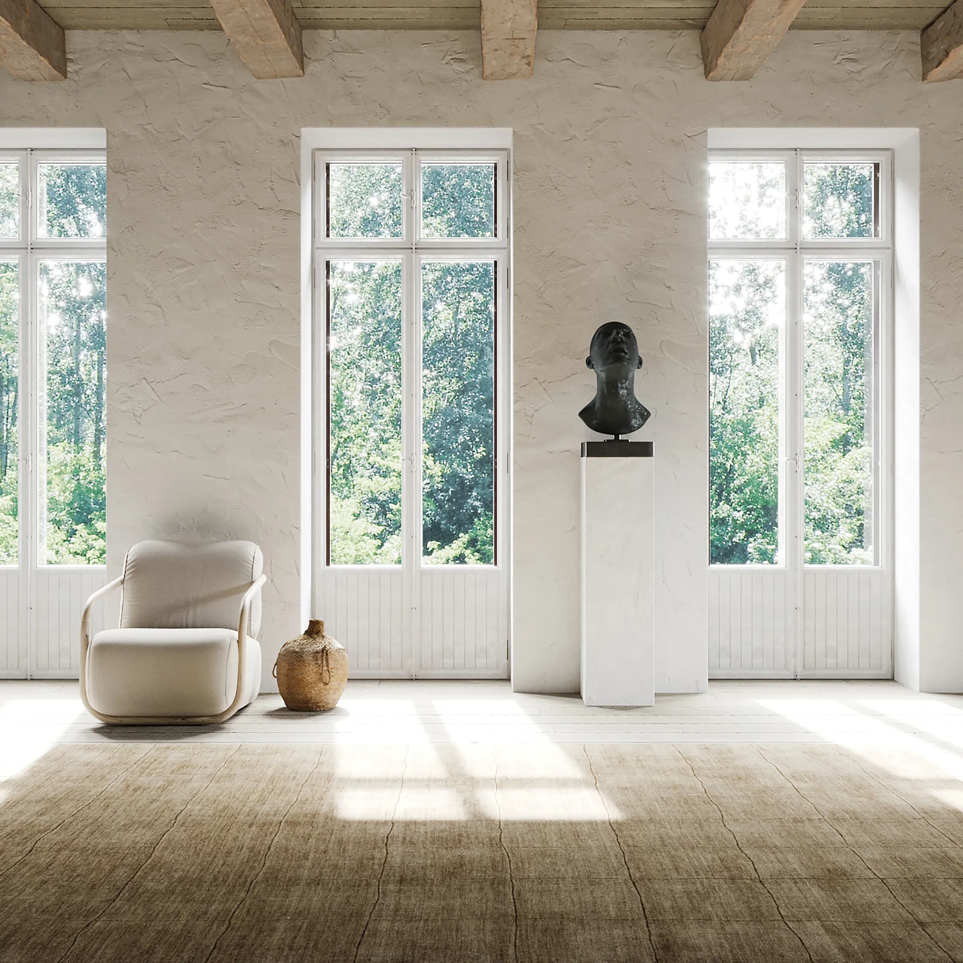 Nari wool carpet 200x300 cm, Taupe Chhatwal & Jonsson