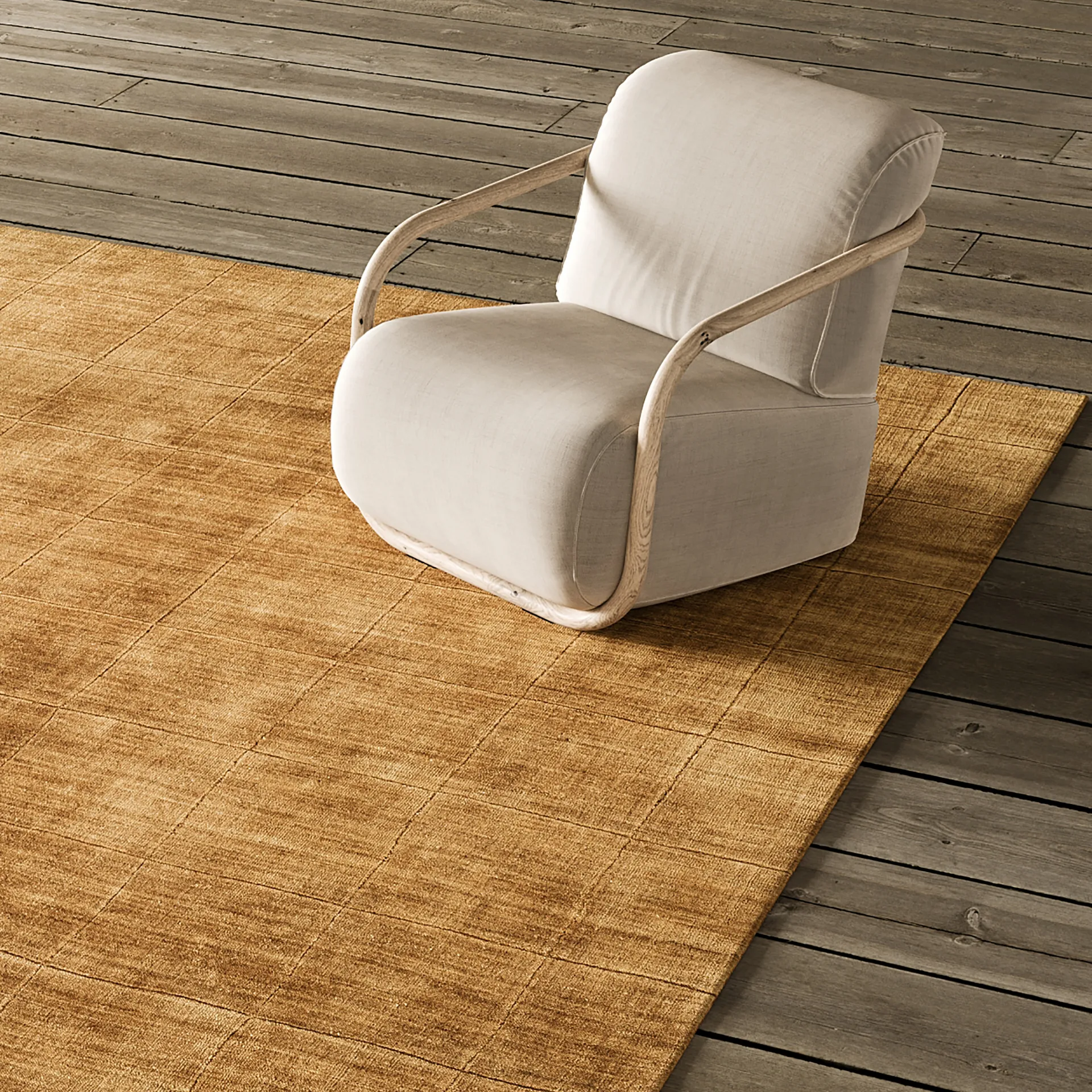 Nari wool rug 170x240 cm, Masala yellow Chhatwal & Jonsson