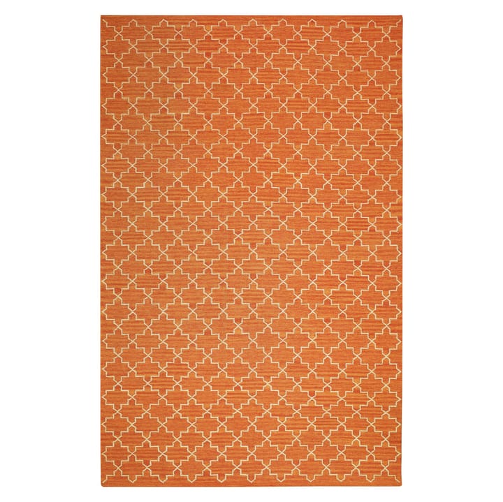 New Geometric rug  180x272 cm - Orange melange -off white - Chhatwal & Jonsson