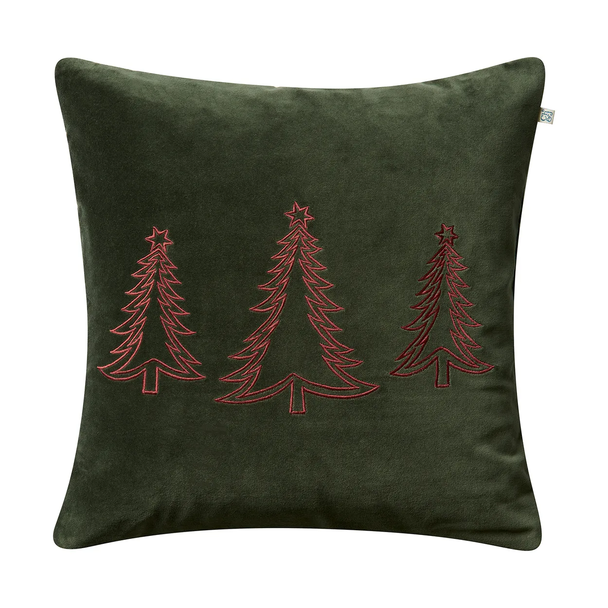 Chhatwal & Jonsson Pine Tree cushion cover 50x50 cm Forest green