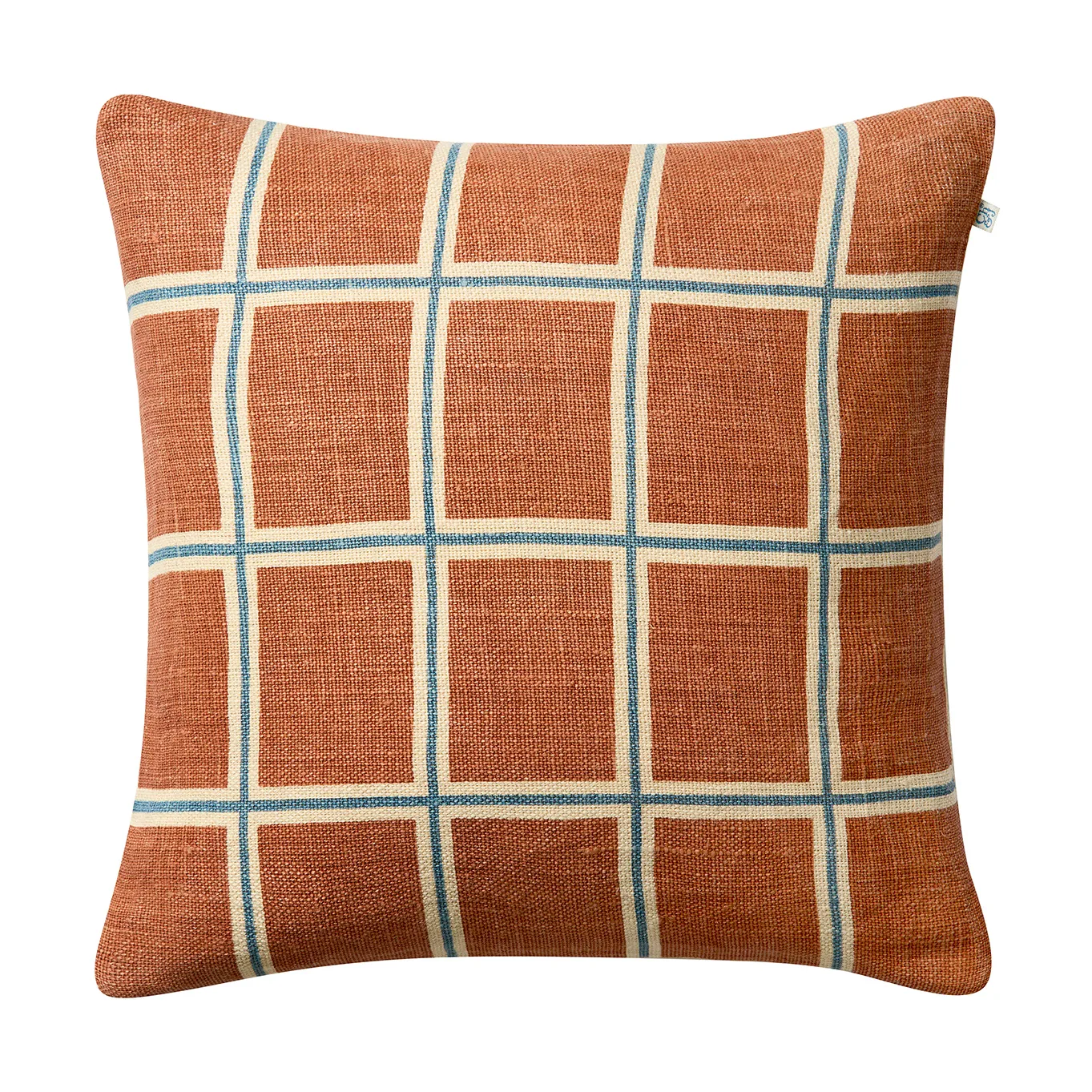 Raha cushion cover 50x50 cm, Apricot orange-heaven blue Chhatwal & Jonsson