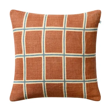 Raha cushion cover 50x50 cm - Apricot orange-heaven blue - Chhatwal & Jonsson