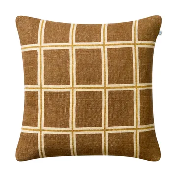 Raha cushion cover 50x50 cm - Taupe-masala yellow - Chhatwal & Jonsson