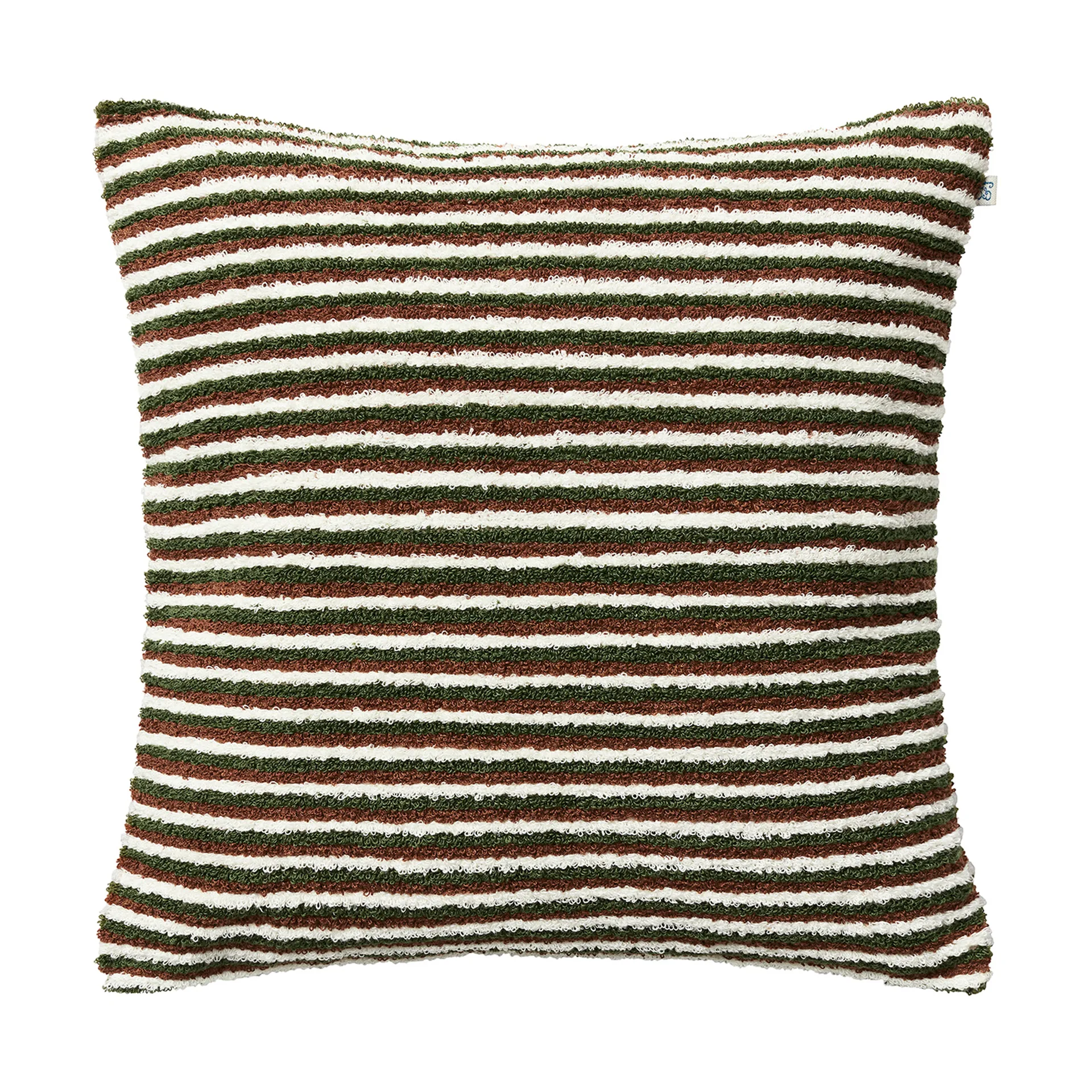 Raipur pillowcase 50x50 cm, Cognac-Cactus Green-Off White Chhatwal & Jonsson
