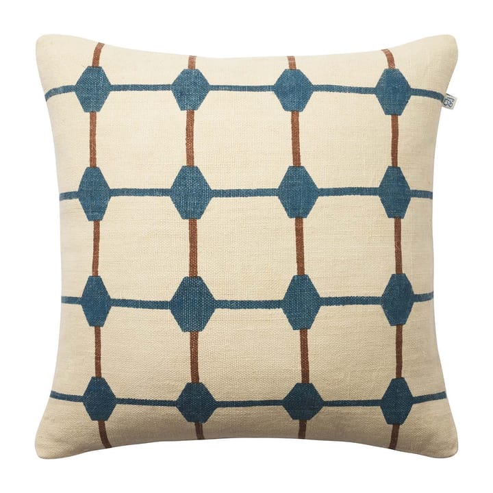 Rakhi cushion cover 50x50 cm - Palace blue-taupe - Chhatwal & Jonsson