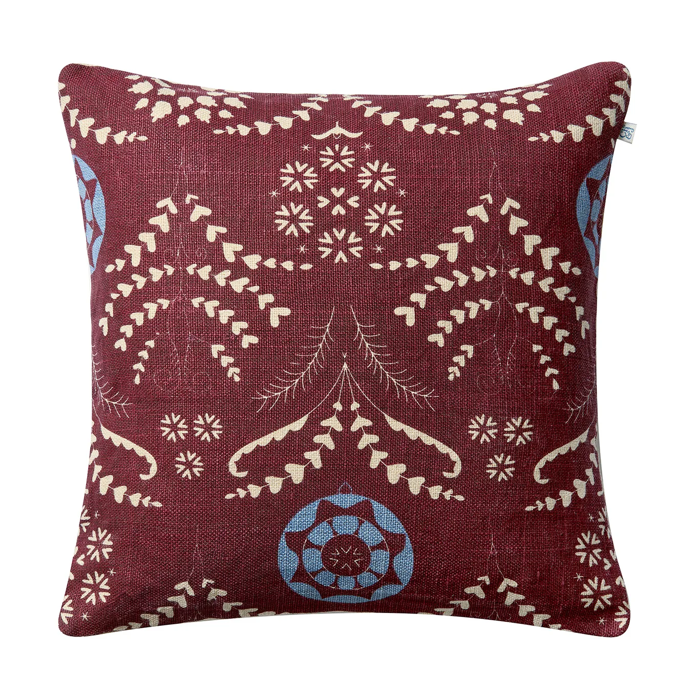 Rani cushion cover 50x50 cm, Ruby-dusty blue Chhatwal & Jonsson